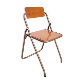 Chaise pliante enfant Lallemand vintage