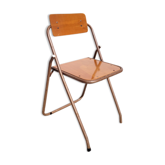 Vintage Lallemand children's folding chair