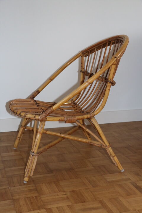 60s rattan chair