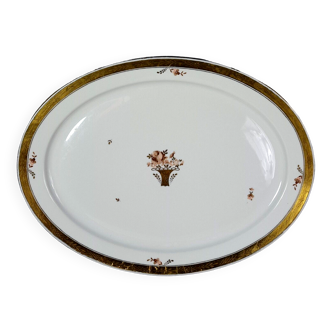 Plat porcelaine Royal Copenhague vers 1920-1935 48x36 cm SB2