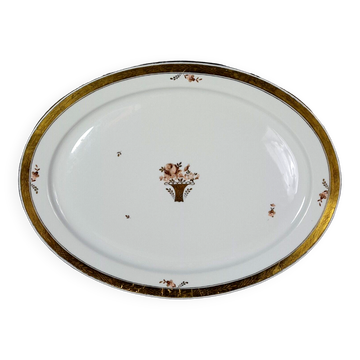 Plat porcelaine Royal Copenhague vers 1920-1935 48x36 cm SB2