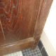 Old wardrobe of manor or castle XIXth in oak
