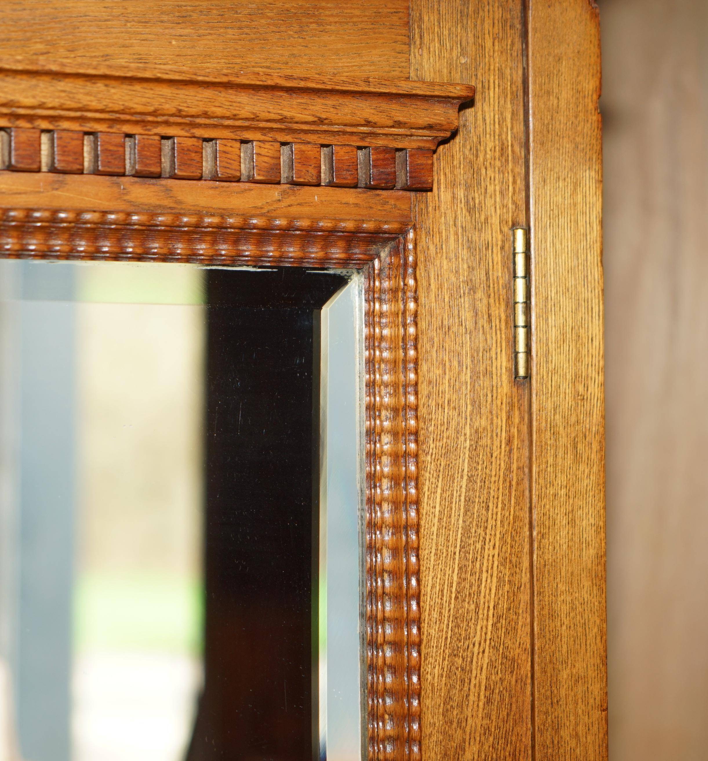 Compactum wardrobe Liberty tiger oak Art Deco style
