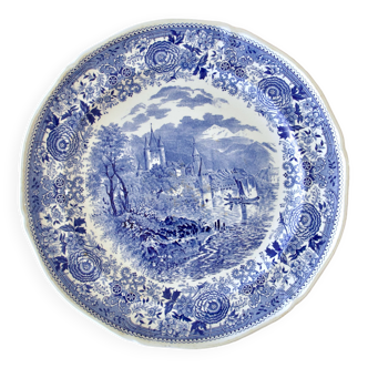 Large Villeroy & Boch "Burgenland" blue dish
