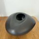 Matte black ceramic pebble vase IKEA Vintage