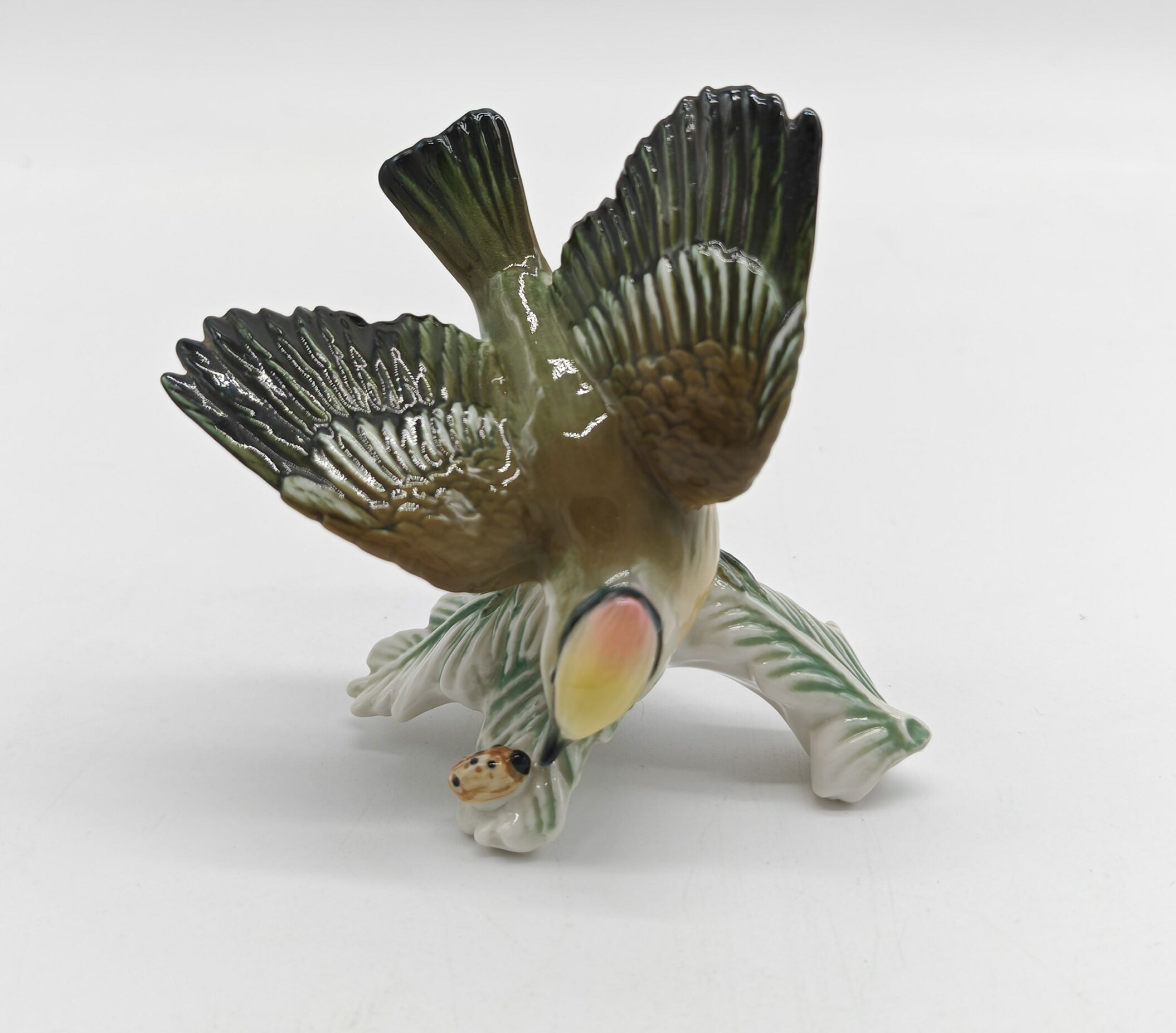 The kinglet and the ladybug by karl ENS in Saxony porcelain