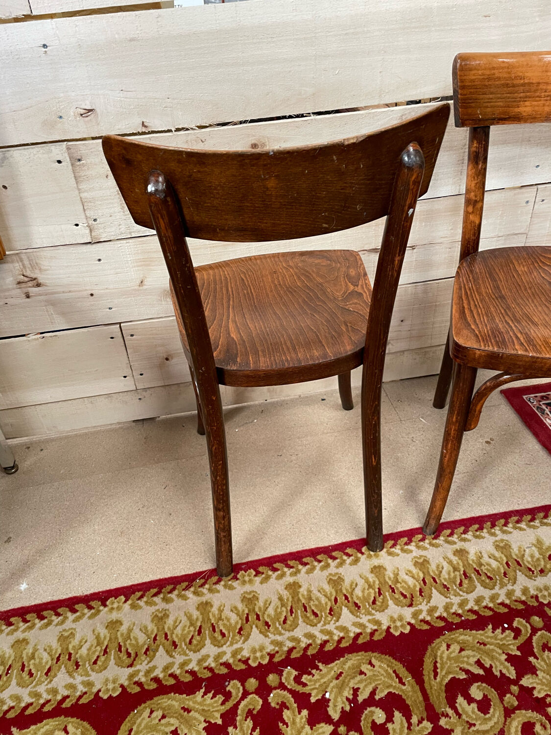 Pair thonet bistro chair Czechoslovakia year 30/40