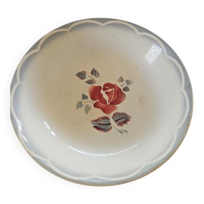 Assiette creuse digoin Sarreguemines modele magali