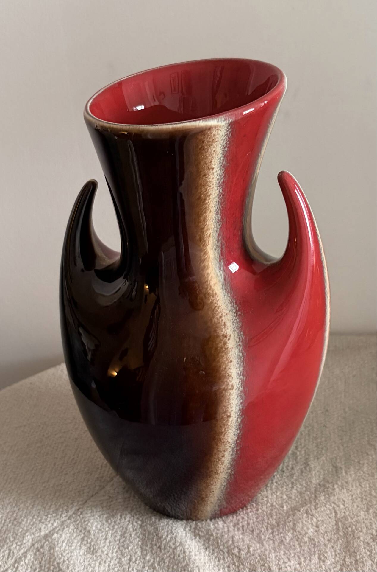 Vintage Mid-Century Verceram France Model 6325 Ceramic Vase – 1960’s