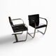 Pair of "Brno" armchairs by Ludwig Mies van der Rohe