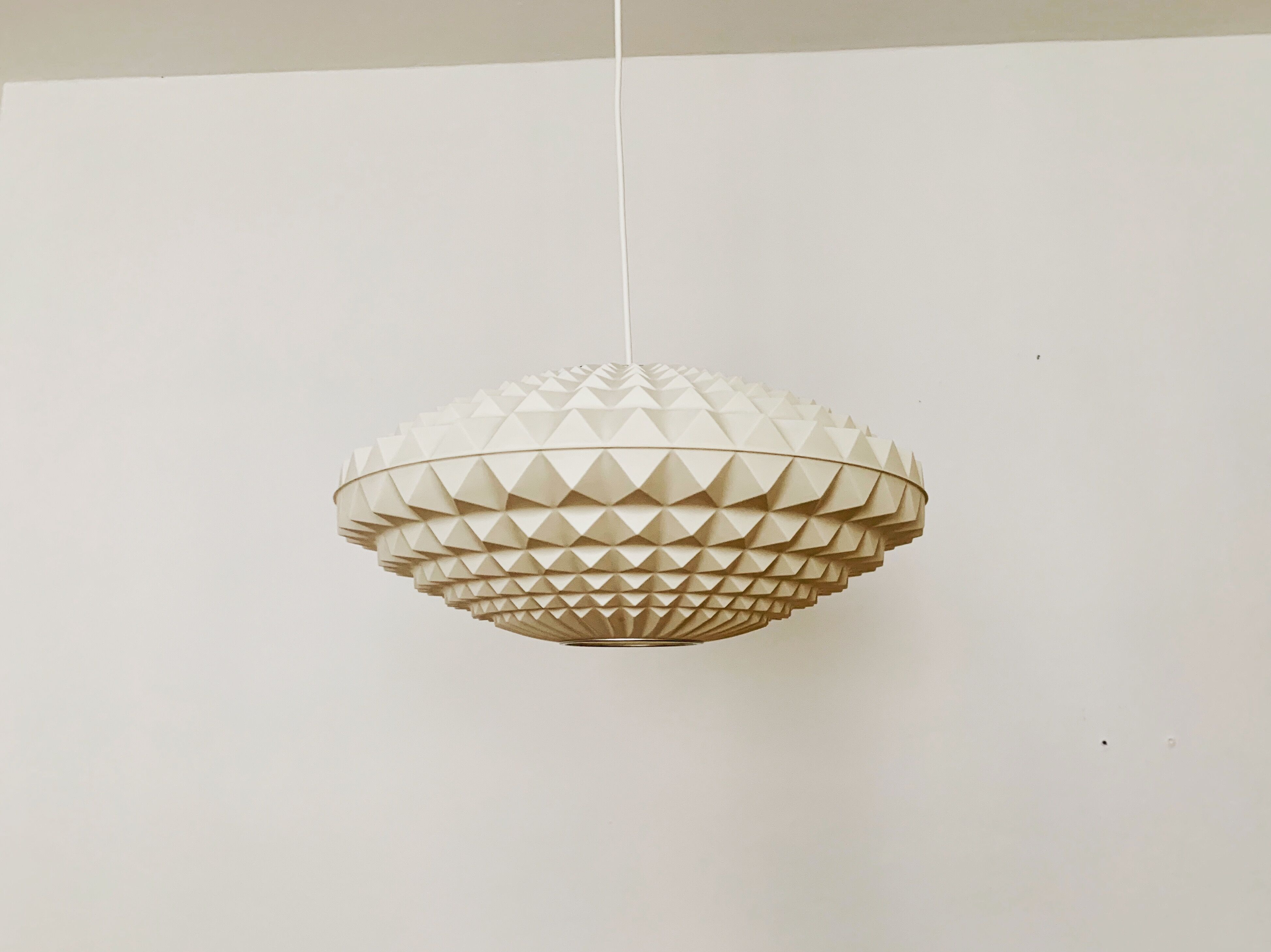 Mid Century Origami pendant lamp by Erco Germany