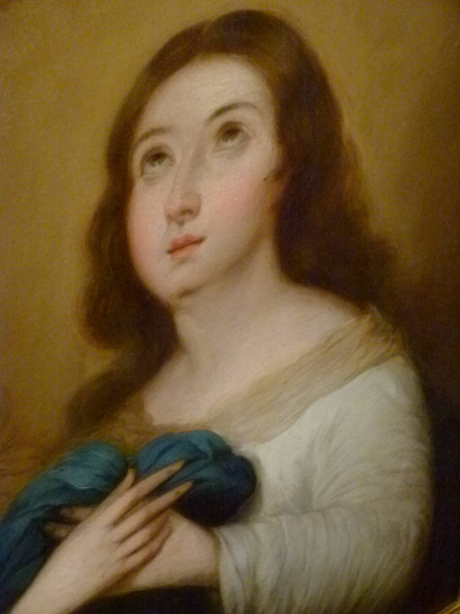 Religious oil painting. 19th century