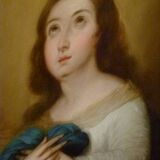 Peinture à l'huile religieuse. 19ème siècle