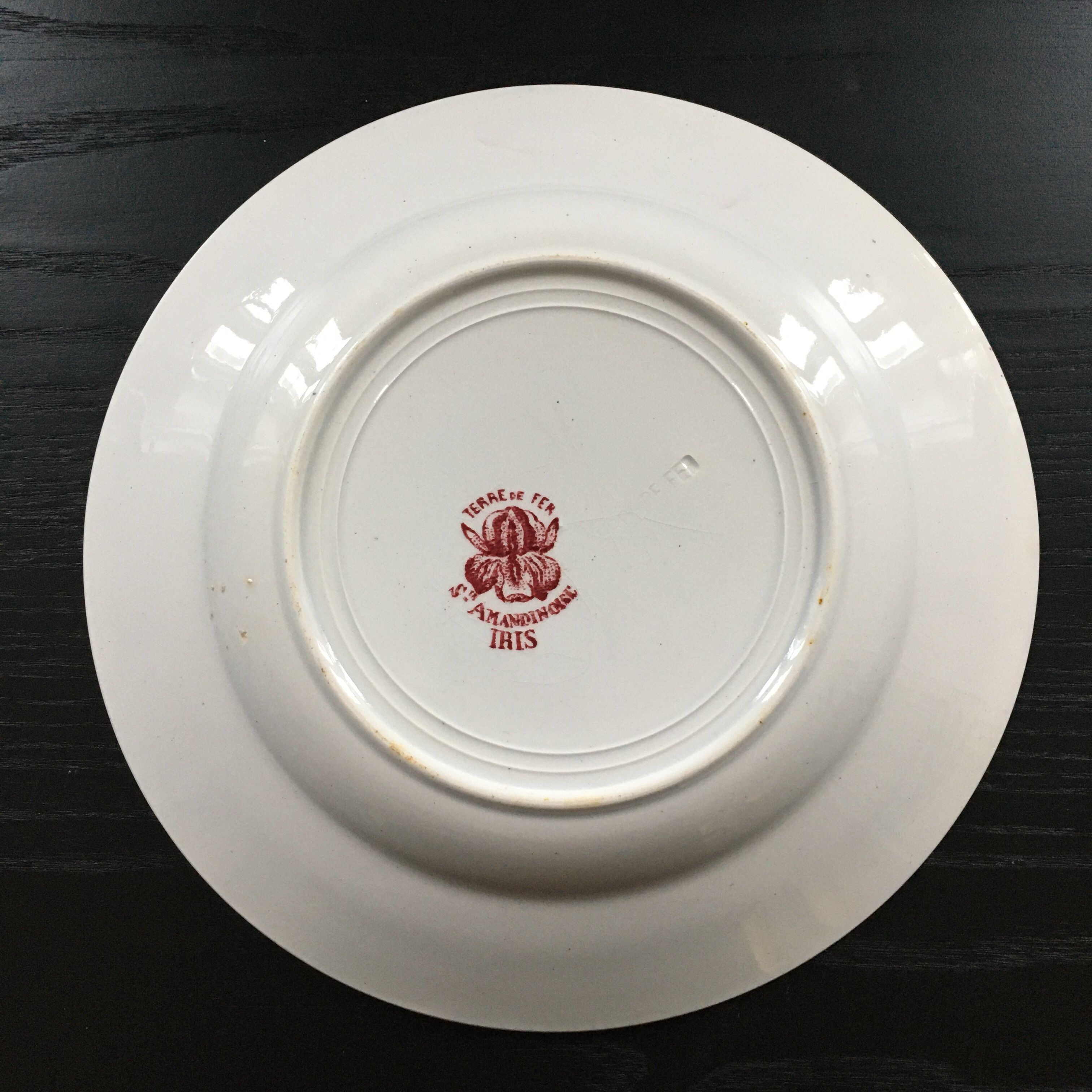 Plate Iron Land Sainte Amandinoise