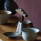 Modern Danish low enfilade in oak with panelled doors, mid-20th century.