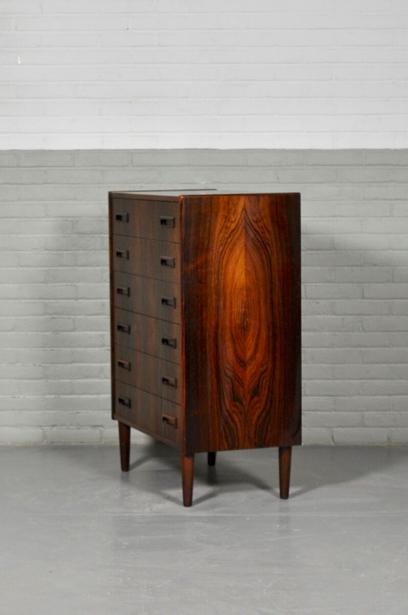 1960s Rosewood Chest of Drawers