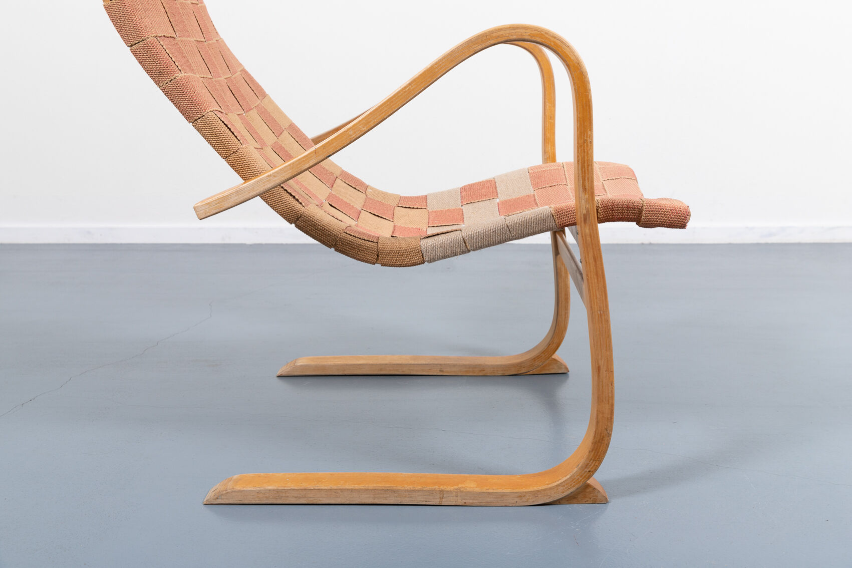 Deck chair 'Patronen' by Gustav Axel Berg 1940s Sweden
