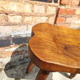 Rustic solid wood stool