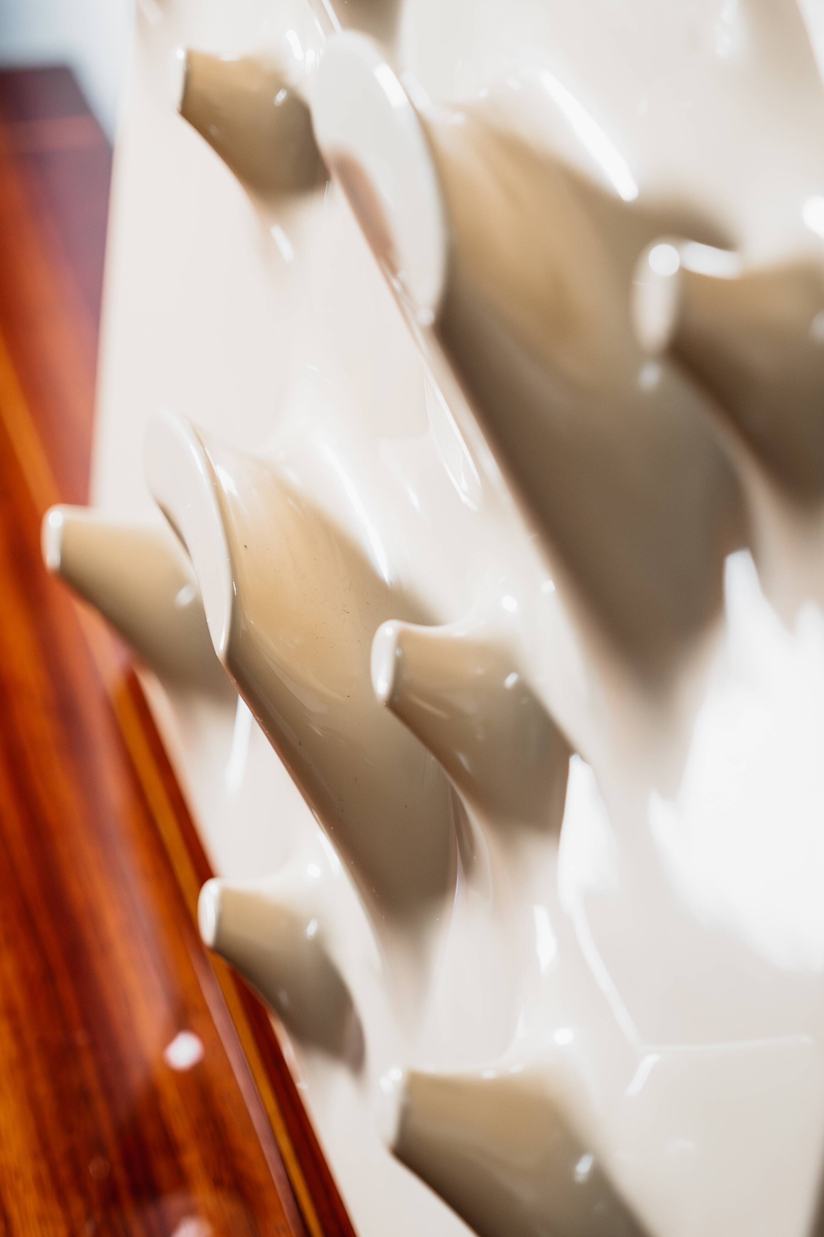 Coat rack Slab by De Pas, D'Urbino & Lomazzi for Longato, Italy, to