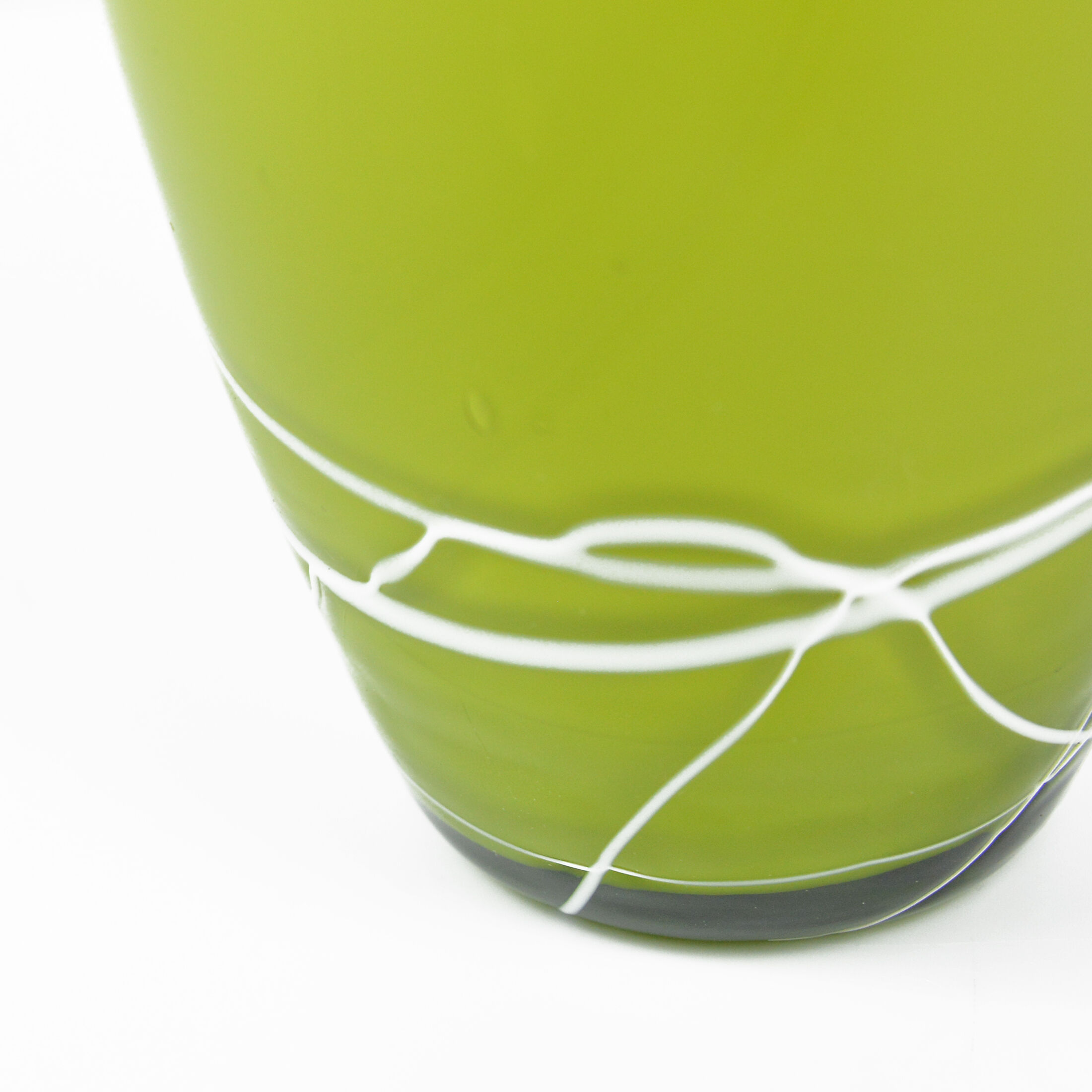 1970s modern glass vase, Farbglashutte Lauscha Thüringen, Germany
