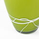 1970s modern glass vase, Farbglashutte Lauscha Thüringen, Germany