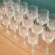 18 art deco walking glasses: service for 6 people (water, wine, liqueur)