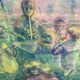 Oil painting painting