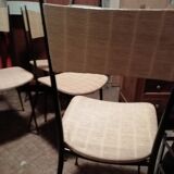 4 chairs Colette Gueden Skaï mulching effect