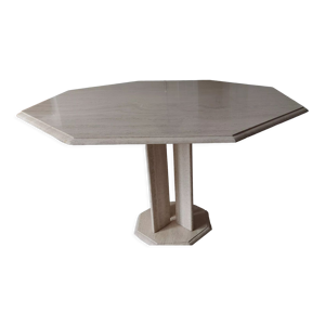 Table en travertin