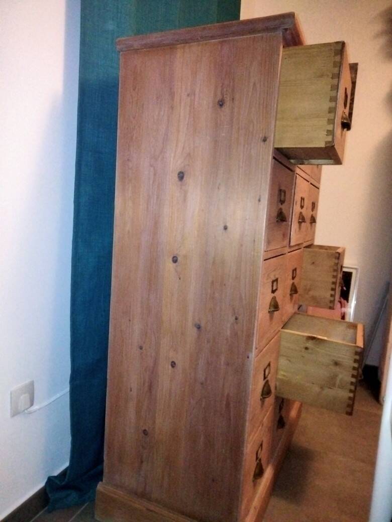 Meuble de notaire - 15 tiroirs