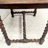 19th-century solid walnut desk.