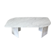 Table basse vintage en marbre  1970