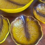 Cabbage salad bowl and bowls