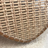 Suspension flower in rattan canning 1970