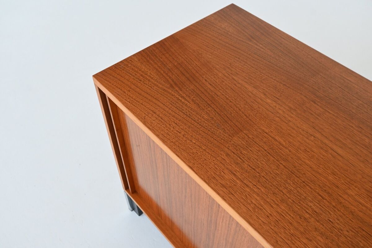 Theo Tempelman sideboard in walnut AP Originals The Netherlands 1960