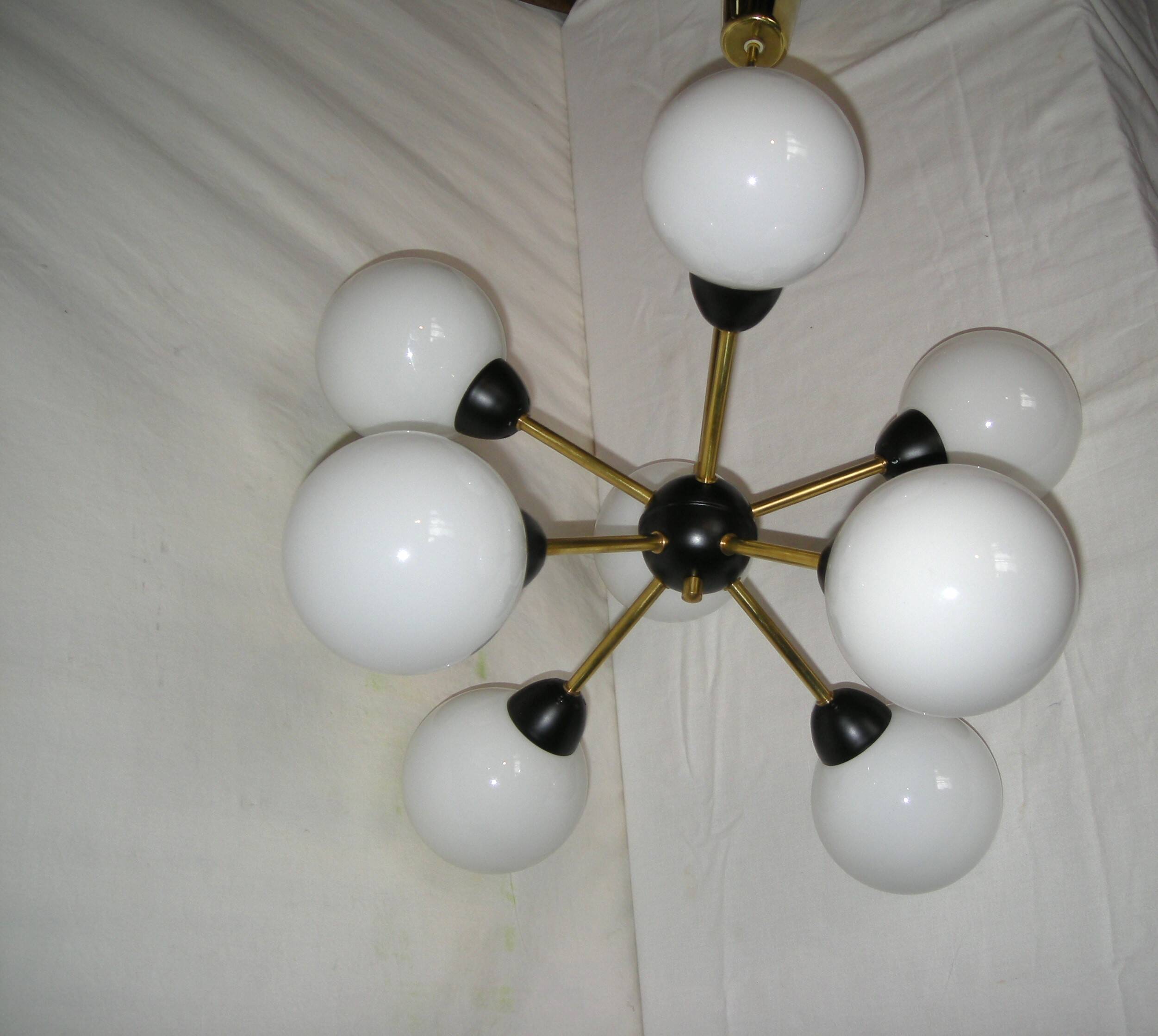 Sputnik chandelier from the 50s - 60s