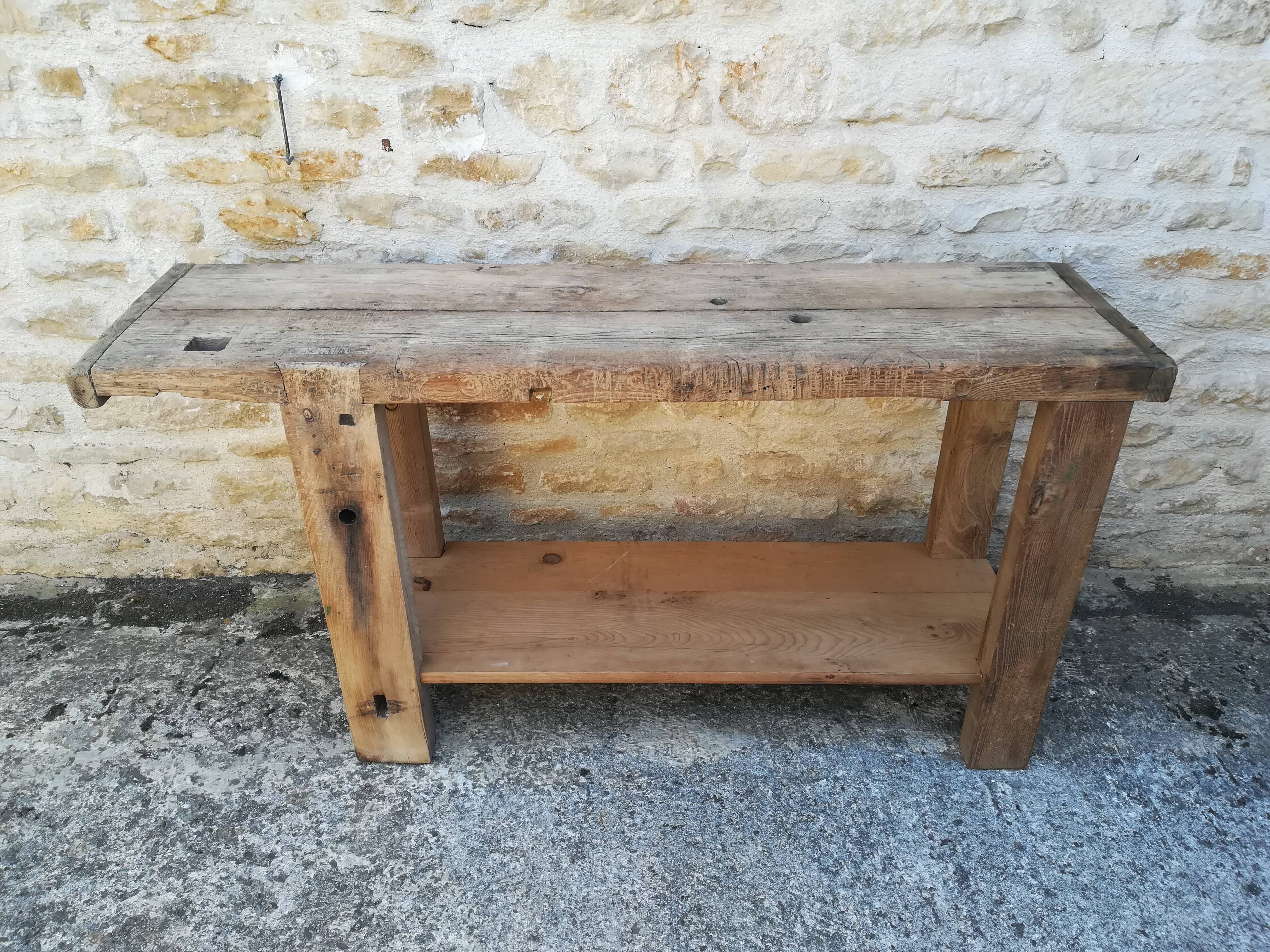 Oak workbench