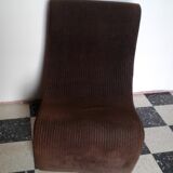 Chocolate velvet heater, vintage