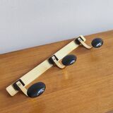 Evenlux wall coat rack with 3 hooks from the 1950s/60s.