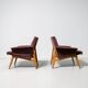 Set of 4 Scandinavian armchairs - Vintage 1960