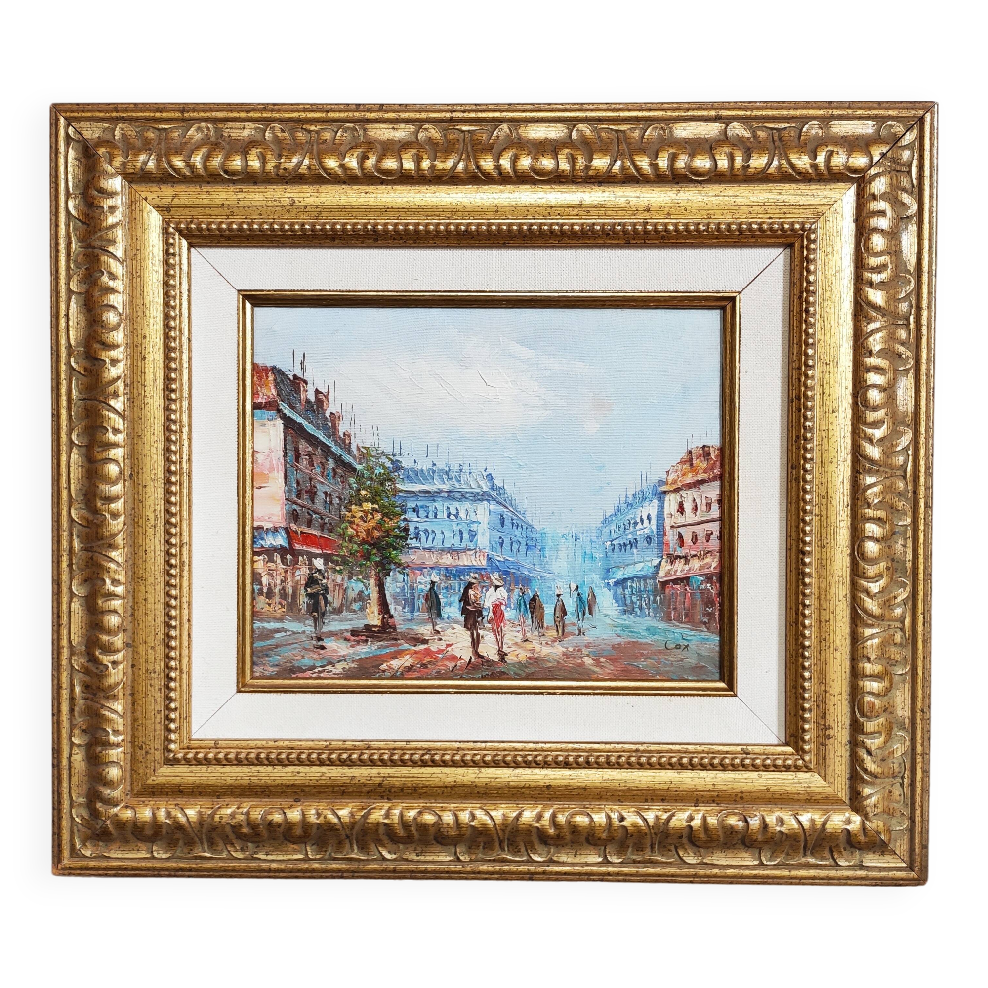 "Paris Street" wall painting