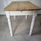 Old dining table Parisian farm kitchen occasional vintage Parisian office