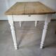 Old dining table Parisian farm kitchen occasional vintage Parisian office