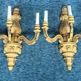 Lot - two Renaissance style wall lights.