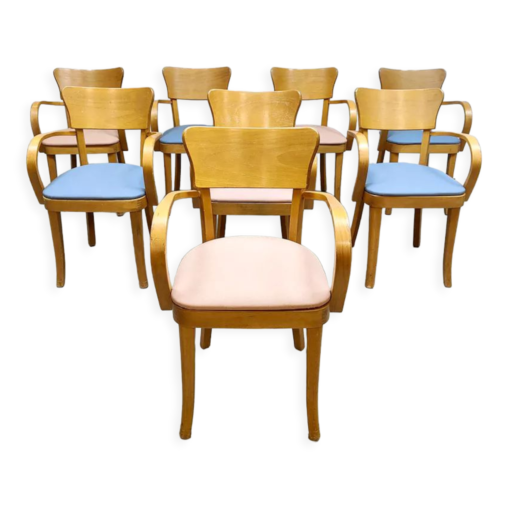 Art Deco bentwood dining chairs