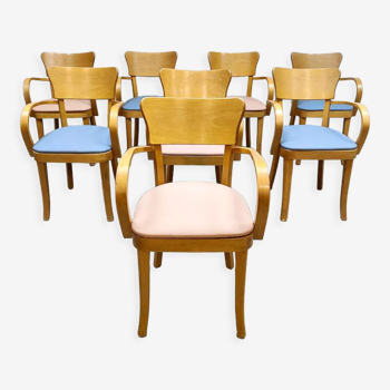 Art Deco bentwood dining chairs