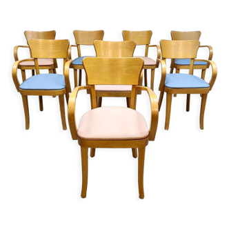 Art Deco bentwood dining chairs