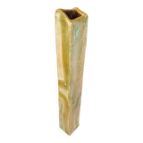 Ancien vase ludovic dagon céramique vert & beige forme design vintage