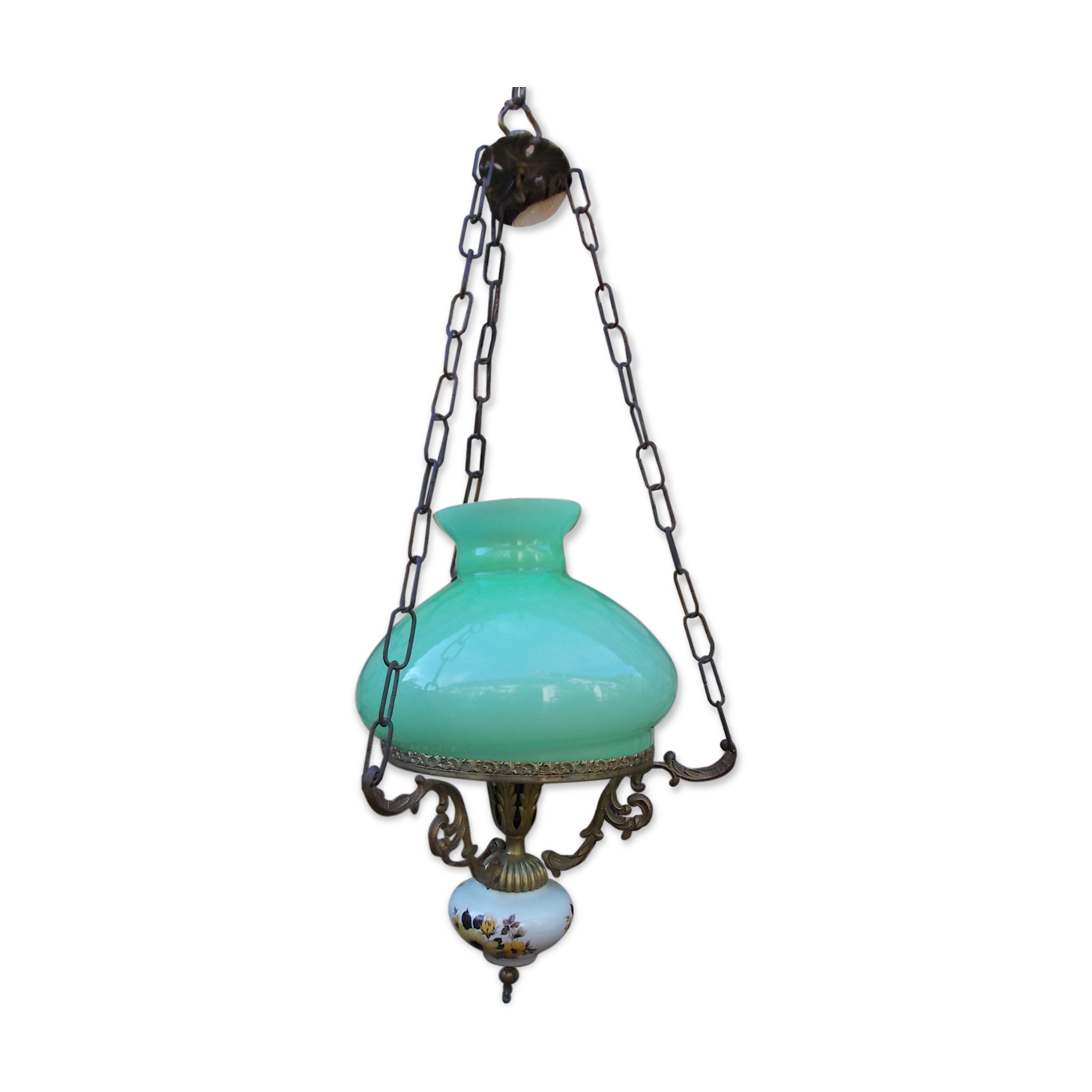 Porcelain and metal suspension