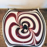 Vintage two tone  large fruit bowl